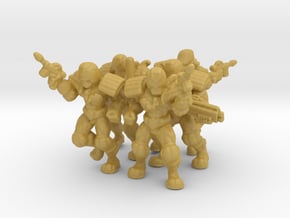 Judge Dredd 15mm miniature model set scifi hero in Tan Fine Detail Plastic