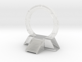 Stargate Space Portal 15mm scale miniature games in Clear Ultra Fine Detail Plastic