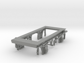HO scale 8-shoe 9ft WB chassis in Gray PA12