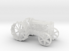 HO Scale Old Time Tractor in Clear Ultra Fine Detail Plastic