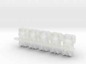 Jet16 tractor in Clear Ultra Fine Detail Plastic: 6mm