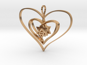 Alba's Heart A-Double-Domed in Polished Bronze