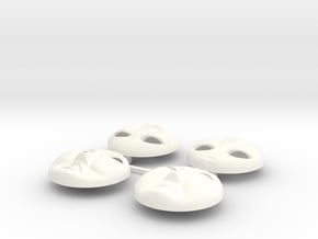 Bachmann HO scale Character 4 face pack 1 in White Smooth Versatile Plastic