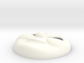 Gauge 1 Character 1 Laughing Face (from season 2) in White Smooth Versatile Plastic