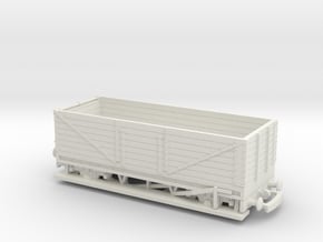 HO/OO LWB Long 7-plank wagon v3 Bachmann in White Natural Versatile Plastic