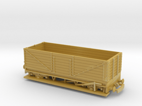 HO/OO LWB Long 7-plank wagon v3 Bachmann in Tan Fine Detail Plastic