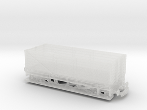 HO/OO LWB Long 7-plank wagon v3 Bachmann in Clear Ultra Fine Detail Plastic
