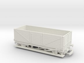 HO/OO LWB Long 7-plank wagon v4 Bachmann in White Natural Versatile Plastic