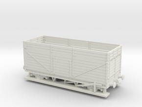 HO/OO LWB Long 7-plank wagon Rails Chain in White Natural Versatile Plastic