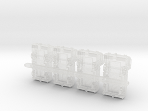 TMX50 tractor in Clear Ultra Fine Detail Plastic: 6mm