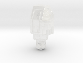 Tau Commander alternative upper arm in Clear Ultra Fine Detail Plastic: d3