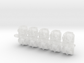 TugM1A tractor in Clear Ultra Fine Detail Plastic: 6mm