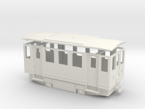 AE1s H0e / 009 simplified electric railcar in White Natural Versatile Plastic