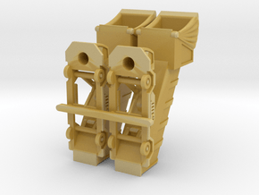 Stairs v1 power cover 10mm (1/400) in Tan Fine Detail Plastic: 6mm