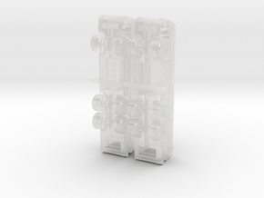 ForemostTerraBus in Clear Ultra Fine Detail Plastic: 6mm