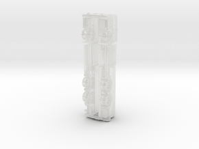 DennisE Fuel 3axle in Clear Ultra Fine Detail Plastic: 1:200