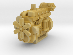 1/87th Cat D5 type engine  in Tan Fine Detail Plastic