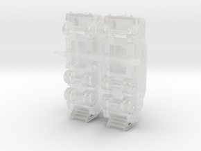 Popemobile Leyland in Clear Ultra Fine Detail Plastic: 6mm