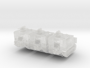 M5 HST MG (covered) (x3) 1/200 in Clear Ultra Fine Detail Plastic