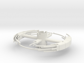 B.Y.O.S.S. Ring Square Construction ver2 in White Natural Versatile Plastic