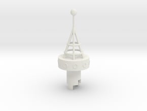 B.Y.O.S.S. End Cap Antenna Small in White Natural Versatile Plastic