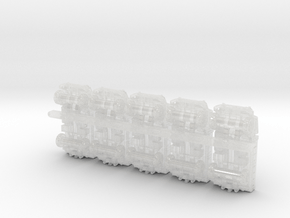 Unimog 404 pickup in Clear Ultra Fine Detail Plastic: 6mm
