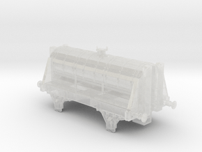 Forbes Abbott and Lennard acid tank wagon 00 gauge in Clear Ultra Fine Detail Plastic