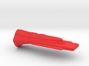 1/1400 Vivace Class Rear Secondary Hull in Red Smooth Versatile Plastic