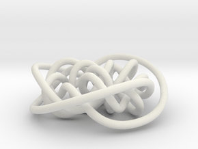 Prime Knot d3.7 in White Natural Versatile Plastic