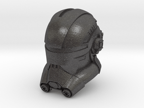 Echo Helmet | Bad Batch | CCBS Scale in Dark Gray PA12 Glass Beads