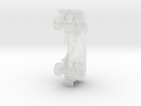 Casspir Mk2 4x4 DVS Osprea Mechem Denel  in Clear Ultra Fine Detail Plastic: 1:100