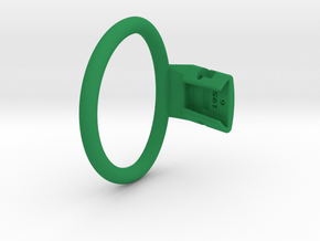 Q4e single ring 62.1mm in Green Smooth Versatile Plastic: Small