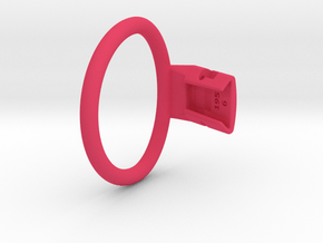 Q4e single ring 62.1mm in Pink Smooth Versatile Plastic: Small