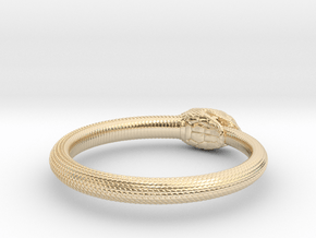 Ouroboros Ring in 14k Gold Plated Brass: 11.5 / 65.25