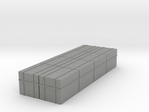 Plasmor concrete block wagon load - N gauge in Gray PA12
