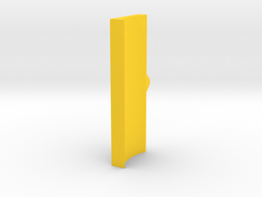 Schild Tiefe Anhängung in Yellow Smooth Versatile Plastic: 1:32