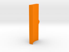 Schild Tiefe Anhängung in Orange Smooth Versatile Plastic: 1:32