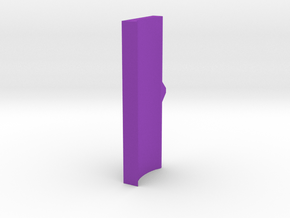 Schild Tiefe Anhängung in Purple Smooth Versatile Plastic: 1:32