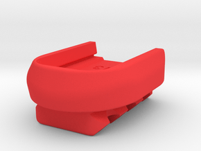 Macro 17 Round Basepad with 1913 rail for Sig P365 in Red Smooth Versatile Plastic