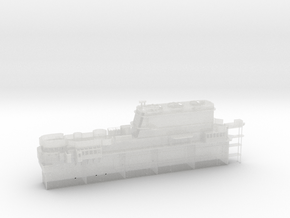 1/200 USS Enterprise Island Structure in Clear Ultra Fine Detail Plastic