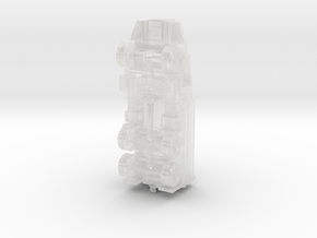 ok P 3axle dumptruck in Clear Ultra Fine Detail Plastic: 1:200