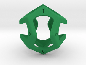 D12 Loop Dice (oversized) in Green Smooth Versatile Plastic