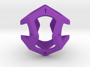 D12 Loop Dice (oversized) in Purple Smooth Versatile Plastic