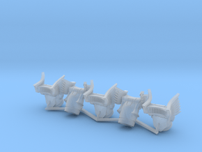 5-10x Jet Packs for Space Knights in Clear Ultra Fine Detail Plastic: Small