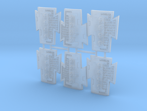 21006 Deathvigil Shields First Born x6 or x10 in Clear Ultra Fine Detail Plastic: Small