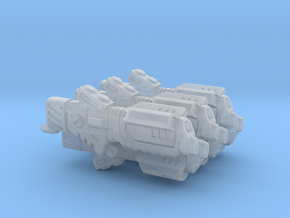 Barrage Ion Cannon in Clear Ultra Fine Detail Plastic: d3