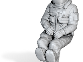 NASA Space Shuttle Crew Mission Specialist in Clear Ultra Fine Detail Plastic: 1:72