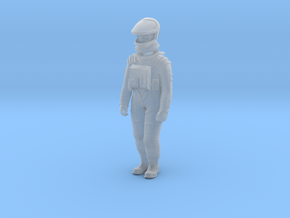 SF Astronaut, Standing Study 1:8 / 1:12 in Tan Fine Detail Plastic: 1:12