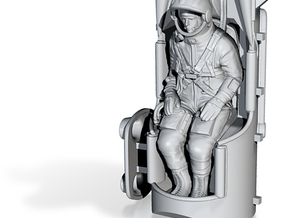 Yuri Gagarin Vostok Ejection Seat  in Clear Ultra Fine Detail Plastic: 1:24