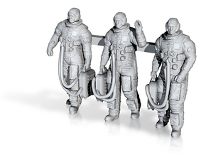 APOLLO CREW "Bye Bye Earth "  in Clear Ultra Fine Detail Plastic: 1:48 - O